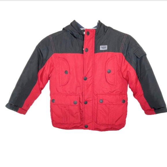 OshKosh B'gosh Other - OshKosh Boy's Red & Black Winter Coat - 5